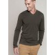 T-SHIRT Col V manches longues homme
